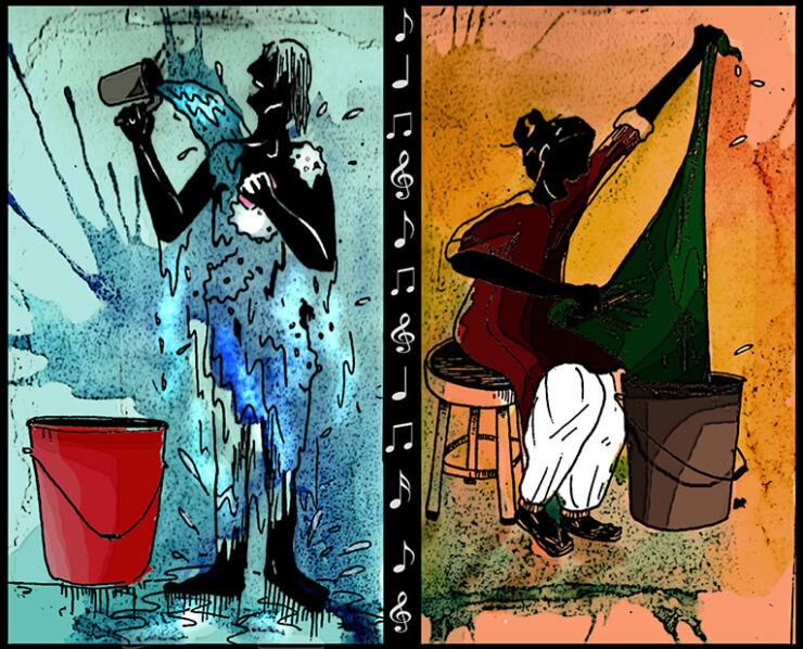 Duet, illustration by Tara Isha