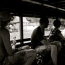 Aboard a songthaew headed to Koh Samui